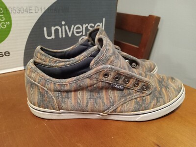 Vans Off The Wall Atwood Sneakers Brown Low Top Aztec Print  display picture 2