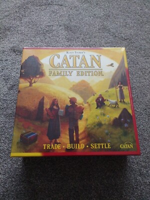 Catan Familienausgabe Klaus Teubers Boss Spiel BRANDNEU VERSIEGELT Handel Bau Siedlung