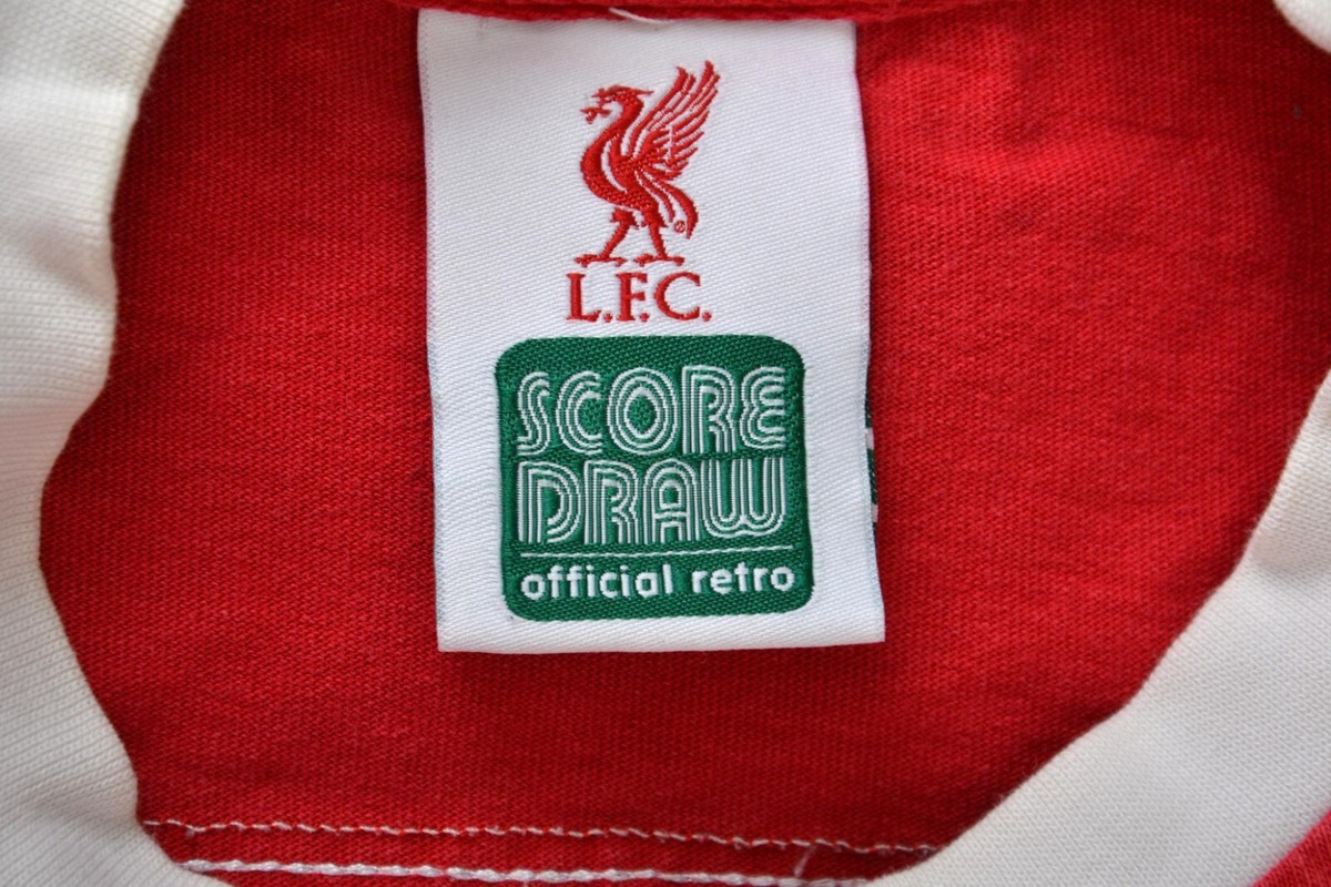 SCORE DRAW 70s サッカー ゲームシャツ LIVERPOOL 1970'S HOME FOOTBALL SHIRT JERSEY SCORE DRAW