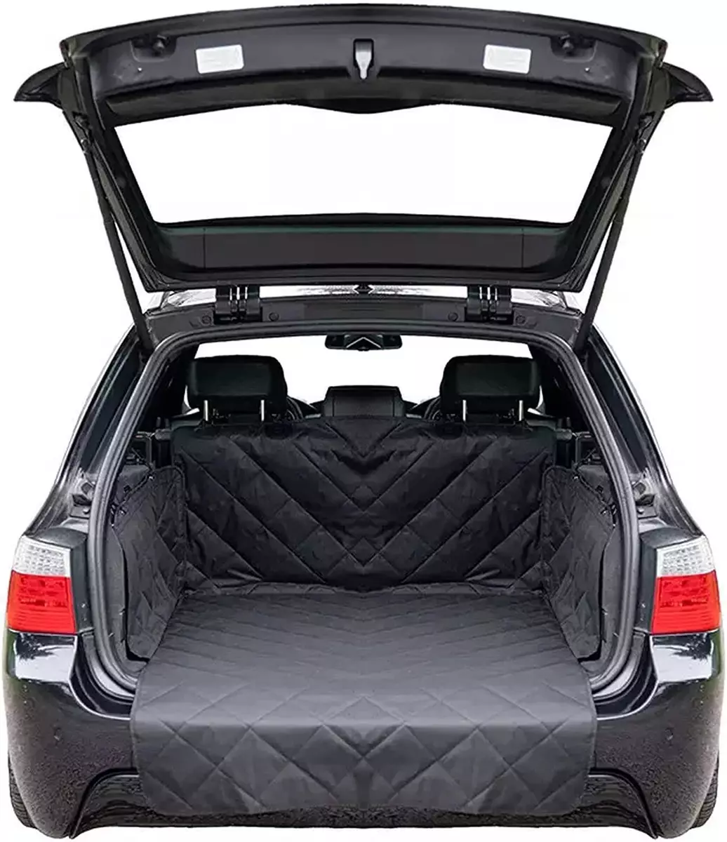 Waterproof Quilted Padded Dog Pet Mat Car Boot Liner & Bumper Protector