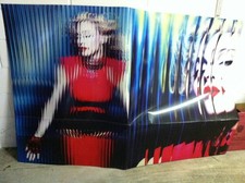 MADONNA display-cardboard cartonato MDNA 2012 poster Promo GIANT 165x115 Italy 