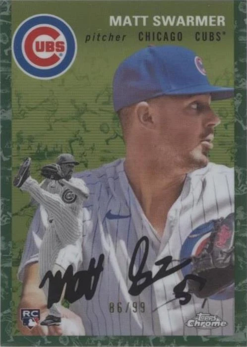 Platinum Toile White & Green Refractor