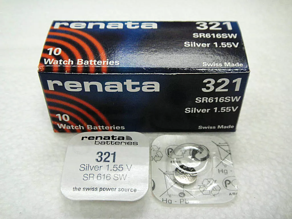  Renata Batteries 321 / SR616SW Watch Battery (5 Pack