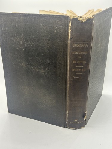 1874, COSMOS, by ALEXANDER VON HUMBOLDT, 3 Vol., THE UNIVERSE-missing Vol. III - Picture 9 of 22