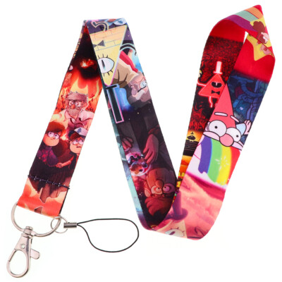 Gravity Falls Dipper Mabel Pines Cartoon Characters ID Holder Lanyard