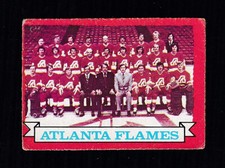 1973-74 ATLANTA FLAMES Team Photo & Club Records #92 OPC * Key NHL Hockey Card