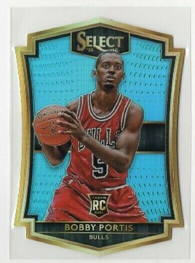 2015/16 PANINI SELECT BOBBY PORTIS PREMIER LIGHT BLUE PRIZM DIE-CUT RC (142/199)