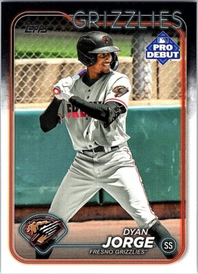 2024 Topps Pro Debut #PD170 Dyan Jorge Lot of 6