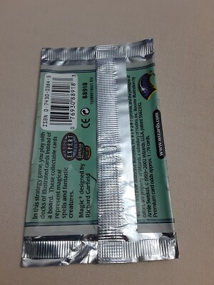 Mtg Judgment Empty Booster Pack Wrapper No Magic the Gathering