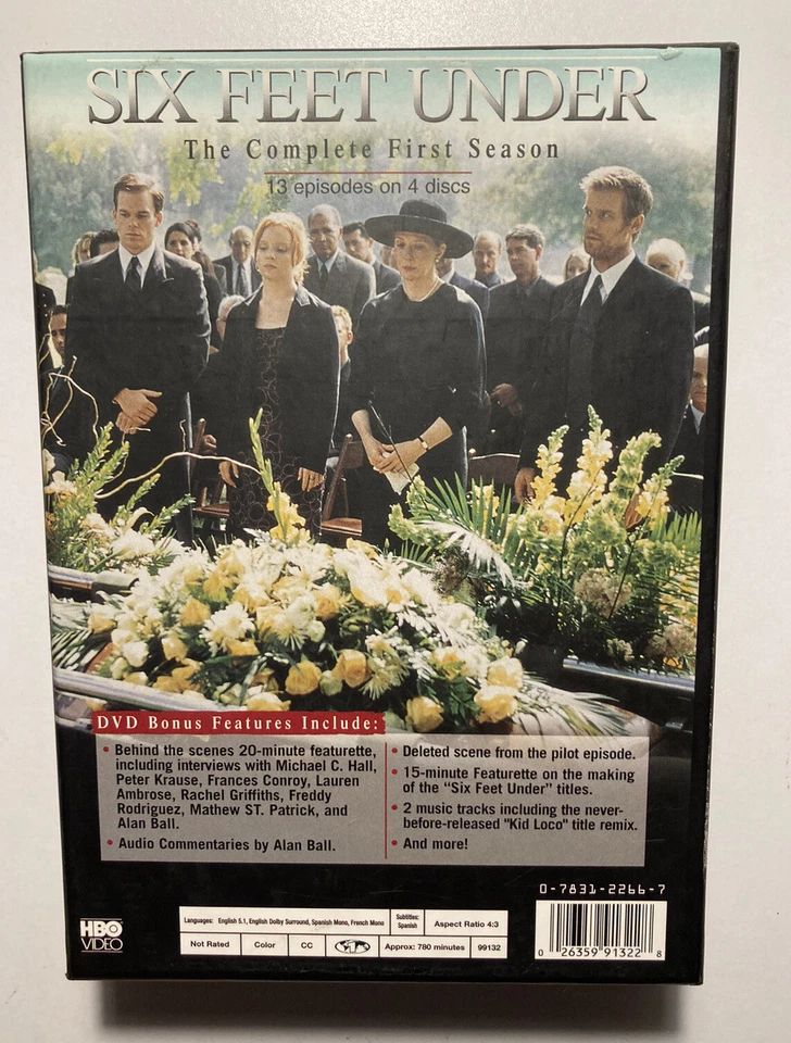 SIX FEET UNDER Complete TV Series Seasons 1-5 DVD LOT (1,2 Opened 3,4,5 SEALED) - Image 4 of 4