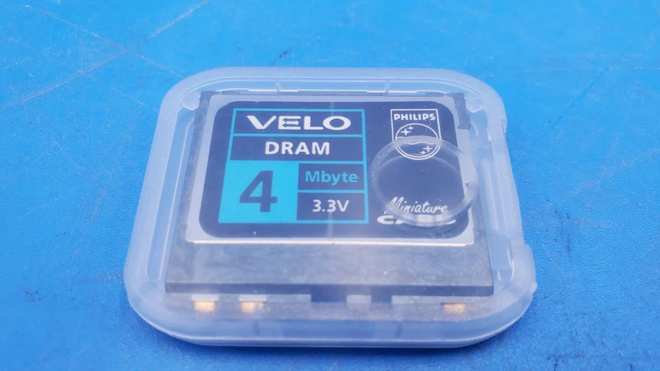 LOTE DE 2 - Tarjetas en miniatura 8 MB + 4 MB de memoria DRAM para Philips Velo 1 PC de bolsillo Foto 4 de 4