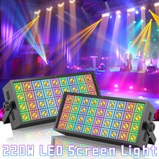 2 pz 220 W RGB bianco caldo LED strobo wall washer DMX luce palco luce festa KTV