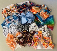 Lot of 12 Baby Girl Headbands   Soft Nylon   Adorable  Comfortable - Mixed