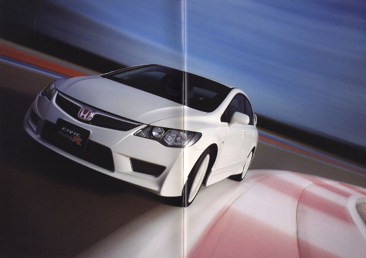 Catalog] 2008 Honda Civic Type R FD2 Japanese brochure i-VTEC K20A