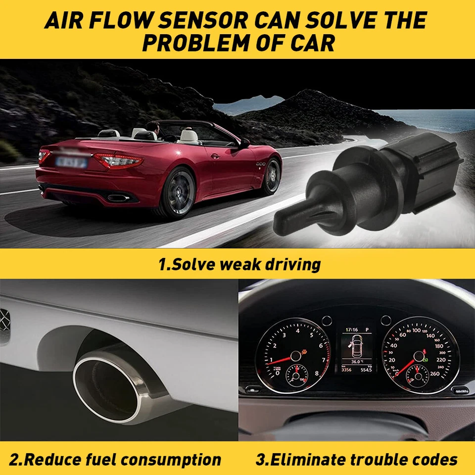 Medidor de masa de aire para Jeep Compass Patriot 2007-2017 sensor MAF 5149264AA EE. UU. Foto 4 de 4