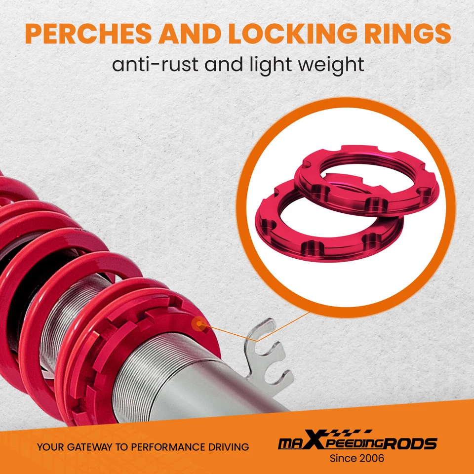 Kit Assetto a Ghiera Ammortizzatori for VW Golf 4 1J1 2.3 V5 1.9 TDI SDI - Imagen 4 de 4