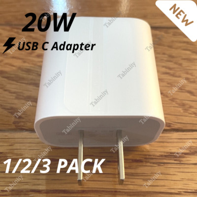 USB C Type C 20W PD Fast Charger Power Adapter Block For iPhone iPad Pro Android