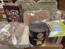 UGR MRE DINNER KIT MEAL MENU 1 CHILI WITH BEANS FEED UP TO 18 PEOPLE
