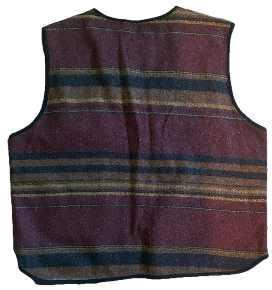 Chaleco vintage de lana con cremallera del Territorio del Noroeste talla grande Foto 2 de 3