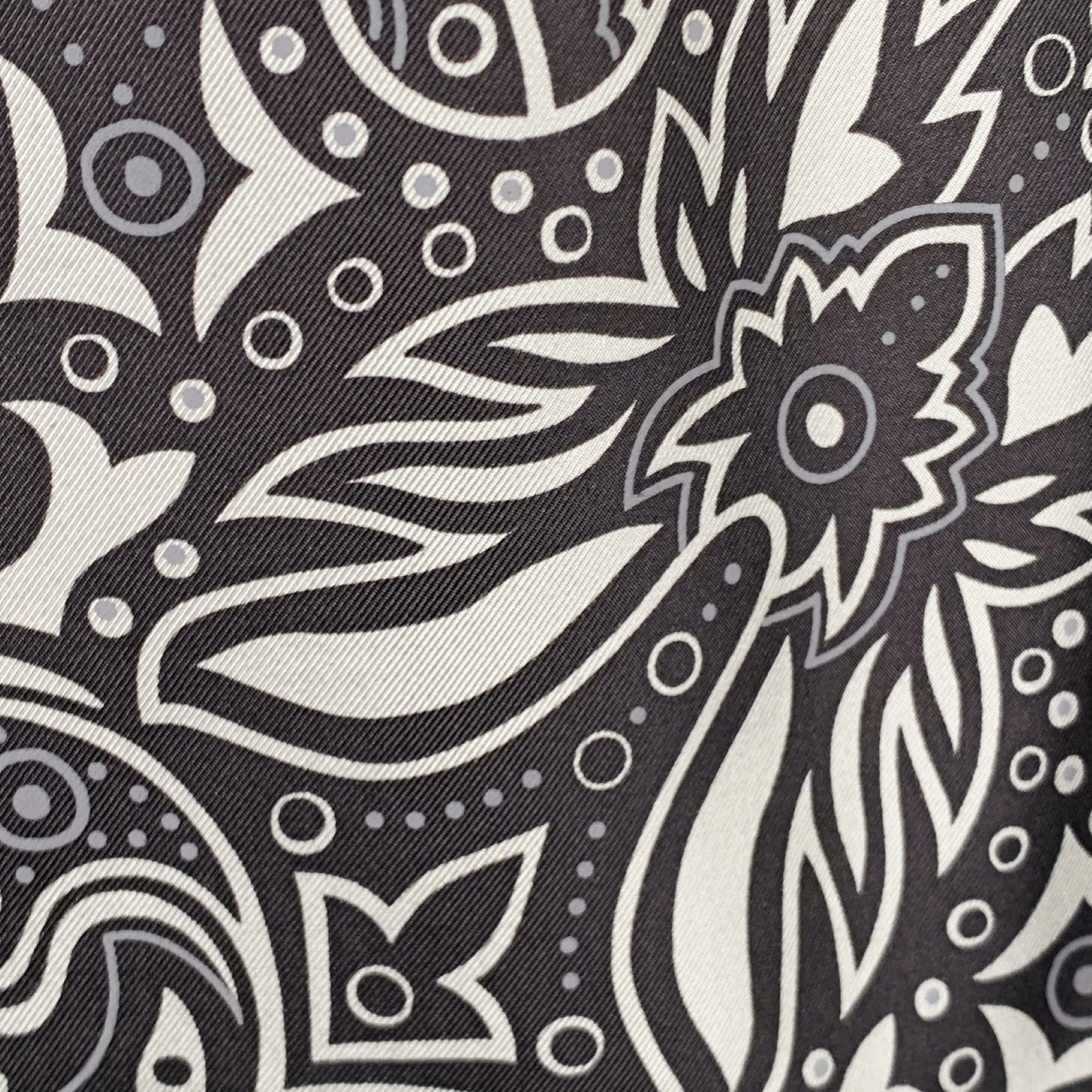 Cappotto sportivo Gucci taglia 38 nero grigio grafica seta