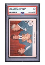 1959 Fleer Ted Williams Ted Williams Joe Martin Earl Warren #78 PSA 3.5 VG+ HOF