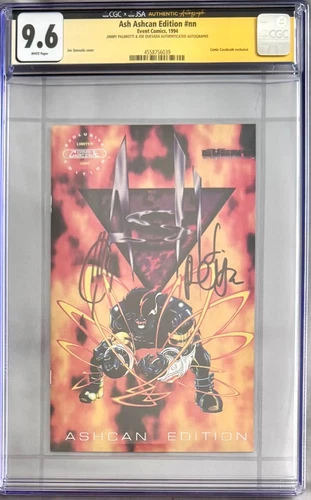 ASH ASHCAN EDITION #nn CGC 9.6 Signed Jimmy Palmiotti & Joe Quesada