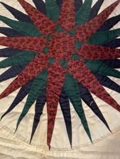 Donna Sharp Quilt Queen Quilt Red Green Blue. Pre-owned Never Used Or Washed