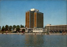 Hotel Marina Balatonfured Hungary vintage postcard posted 1971 f778