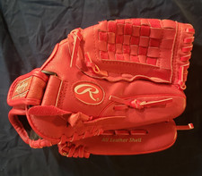 Rawlings Highlight Series H120S 12  Youth Red Baseball Softball Glove RHT