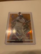 2025 Topps Transcendent David Ortiz Icons Chrome Orange Refractor #/25