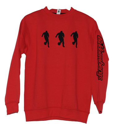 BIKKEMBERGS Sweatshirt rot Herren Größe M Top Zustand
