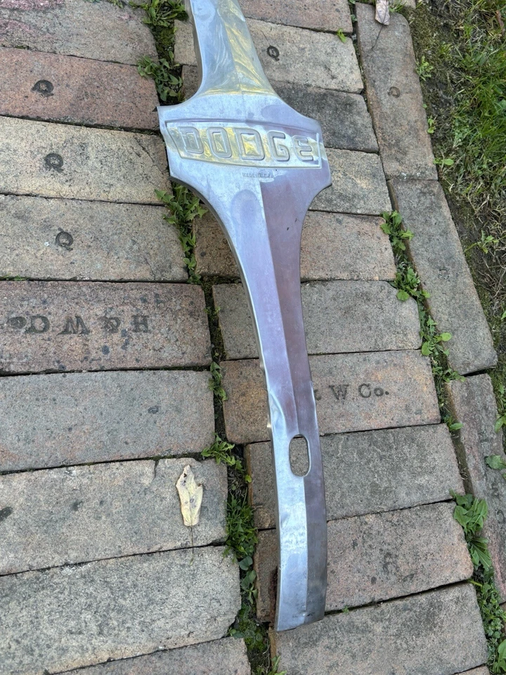 1940-е Dodge Truck Передняя Решетка Отделка Хром Винтажная Эмблема Ratrod Man Cave - Изображение 3 из 4