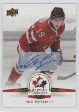2014 Upper Deck Team Canada Juniors Gold Nicolas Petan Nic #59 Auto fv7