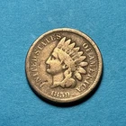 (1) Beautiful Antique 1859 Indian Head Cent/Penny CHOICE G-GOOD NICE FILL