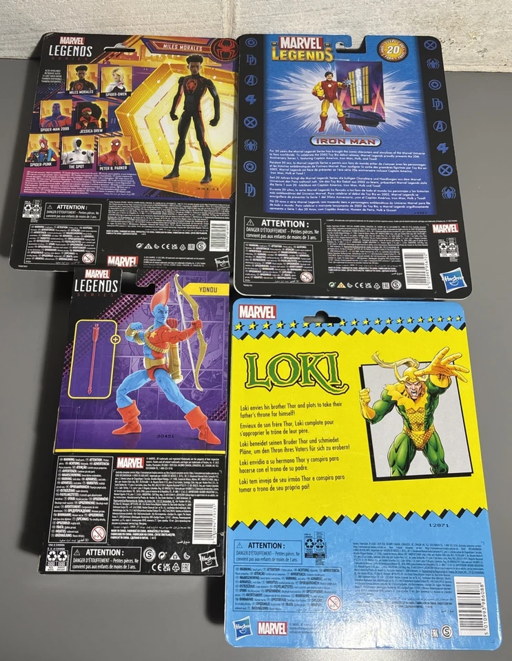 Lote de 4 figuras de Marvel Legends Foto 2 de 2