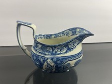 Antique Pearlware Blue Transferware 6  Creame...