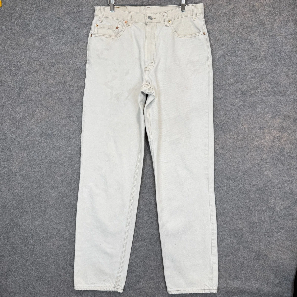 Levi's 550 White Jeans for Men for sale | eBay
