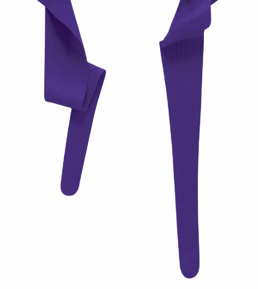 Purple Masked Man Super Hero Bandit Eye Mask Adult Costume Accessory One Size - Image 4 of 4