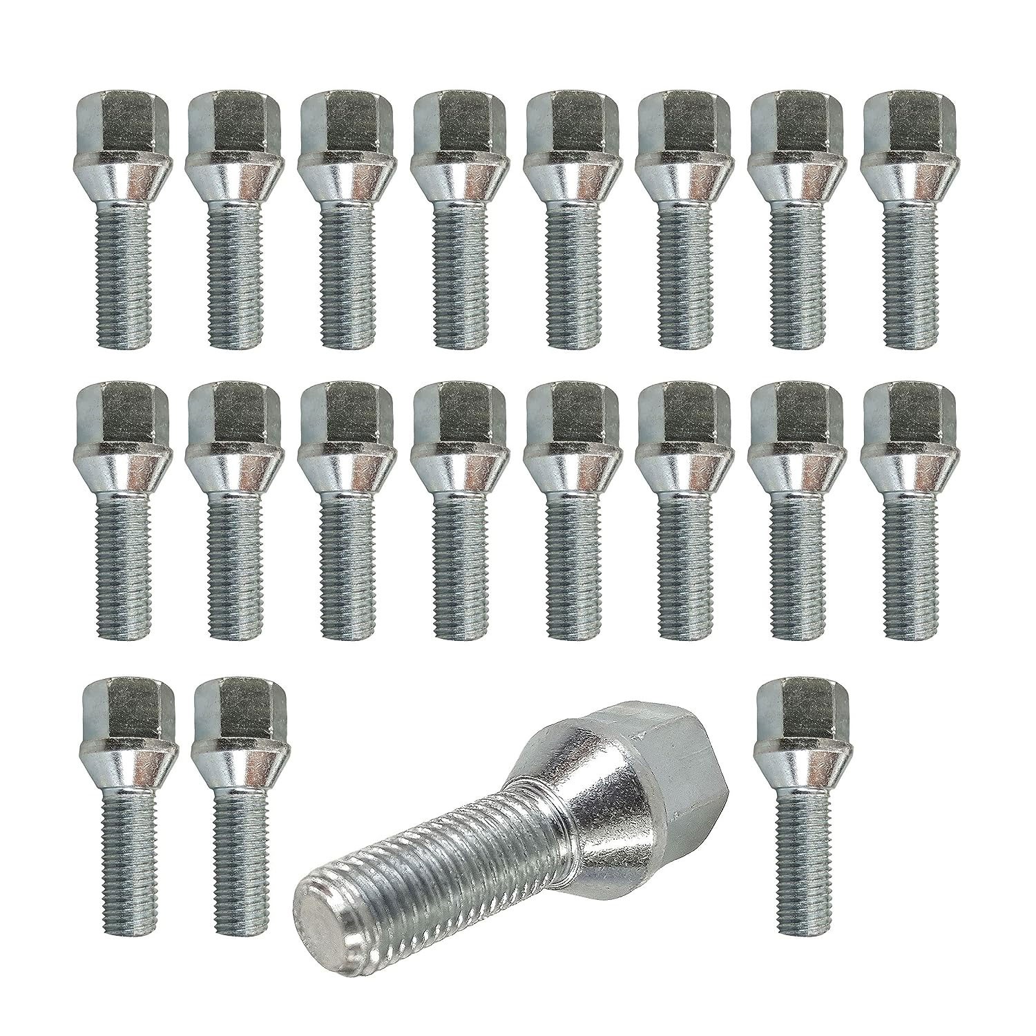 20 Radschraube M12x1,5 32mm Schaftlänge Kegelbund Alfa Romeo BMW
