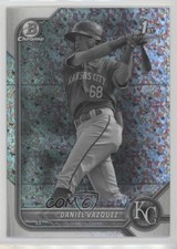 2022 Bowman Chrome Black & White Mini-Diamond Refractor Daniel Vazquez 2y0