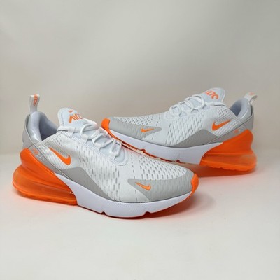Nike Air Max 270 White/Total Orange-Vast Grey AH6789-126 Women's
