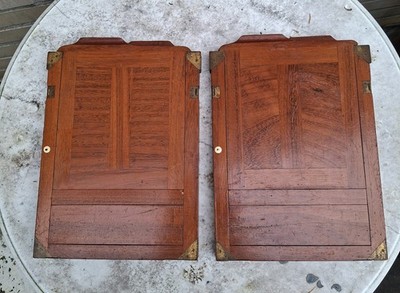 Großformat Holzdoppelkassetten 18x24 mit Planfilmeinlagen und Adaptern