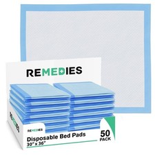 Disposable Underpads With Ultra Absorbent 85g Fluff Fill 30x36 Inches Pack o...