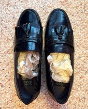 Nunn Bush NWT Keaton Moc Toe Patent Leather Men’s  Dress Shoe Size 10.5