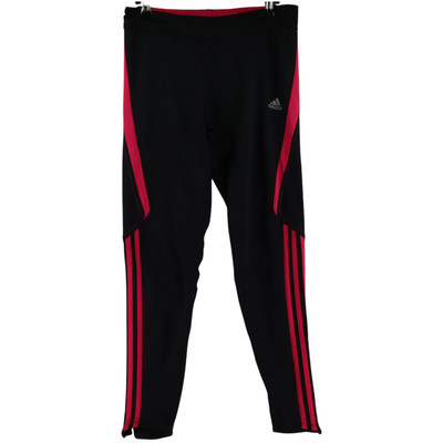 Adidas Response Womens Leggings Size 12 - 14 Black Athletic Fit Tapered Leg