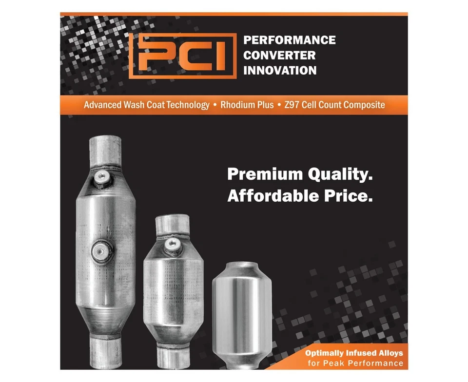 Convertidor catalítico universal aprobado por la EPA 2 1/4" entrada oulet especificaciones 15 pulgadas de largo Foto 2 de 4