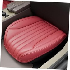 LB Front Bottom Car Seat Cushion Covers, Waterproof Nappa Leather Anti-Slip