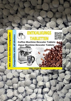 PRONURI 100 Entkalkungstabletten für Kaffeevollautomaten Bosch Jura Melitta Siemens