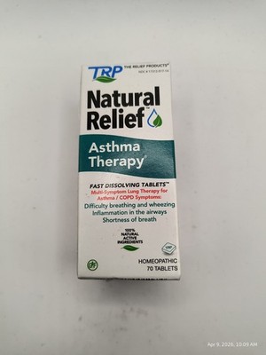 Asthma Therapy Homeopathic Fast Dissolving Tablets 100% Natural 70 Count