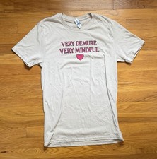 Thread Mens Core T-Shirt S Beige Crew Neck Sh...